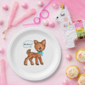 Oh Deer Whimsical Forest Vibe  Pappteller (Party)