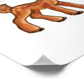 Oh Deer Whimsical Forest Vibe  Poster (Ecke)