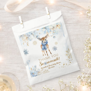 Oh Deer Winter Baby Boy Dusche Geschenktütchen