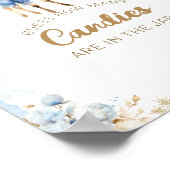 Oh Deer Winter Baby Boy Duschköpfe Spiel Poster (Ecke)