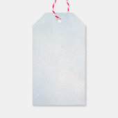 Oh Deer Winter Boy Baby Dusche Geschenkanhänger (Rückseite)