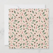 Oh Deer Winter Greenery Kinderdusche Eltern Tipps Mitteilungskarte (Rückseite)