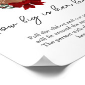 Oh Deer Winter Greenery Wie groß ist ihr Bauchspie Poster (Ecke)