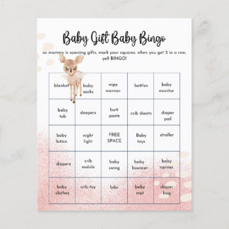 Oh Deer Wir haben ein Baby-Dusche-Spiel