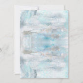 Oh Deer Woodland Animals Winter Boy Baby Dusche Einladung (Rückseite)