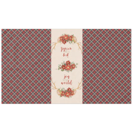 Oh Deer Woodland Antler auf Karierten Tischdecke