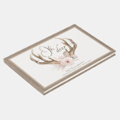 Oh Deer Woodland Baby Shower Guest Book - Boho Wat Gästebuch (Ecke)