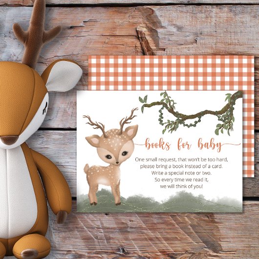 Oh Deer Woodland Bücher für Baby Ticket Begleitkarte