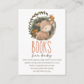 Oh Deer Woodland Bücher für Baby Ticket Begleitkarte (Vorderseite)