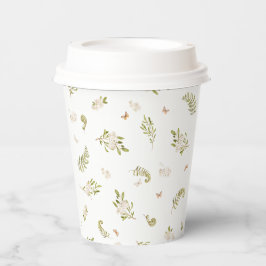 Oh Deer Woodland Floral Brautparty Pappbecher