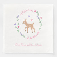 Oh Deer Woodland Thema Kinderdusche