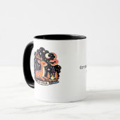 Oh Deer Zeitgenössischer Grafikstil Tasse (Vorderseite Links)