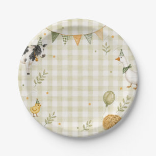 Oh Deere Farm Geburtstag 7" Papierplatte Pappteller