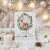 Oh Dei Winter Woodland Schneeballdusche Einladung