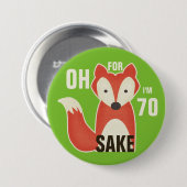 Oh, denn Fox-Grund bin ich 70 Button (Vorne & Hinten)