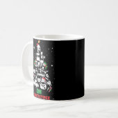 Oh Dentistree Dentist Zahnzähne Weihnachtsbaum Kaffeetasse (Vorderseite Links)