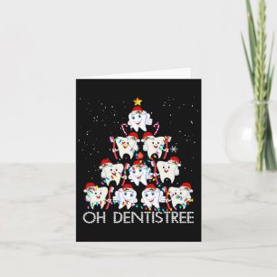 Oh Dentistree Fun Weihnachten Zahnarzt ist Zahnarz Karte