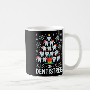 Oh Dentistree - Lustiger Weihnachtsbaum Zahnärztli Kaffeetasse