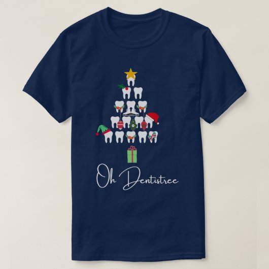 Oh Dentistree Weihnachtsgebäck Spaß Geschenk Hallo T-Shirt (Design vorne)