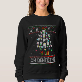 Oh Dentistree Zahnarzt Weihnachten Hässlicher Xmas Sweatshirt