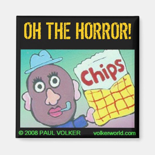 OH DER HORROR! $3.00 MAGNET (Vorne)