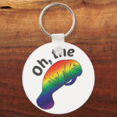 Oh, der Hue Manatee Basic Schlüsselanhänger (Vorderseite)