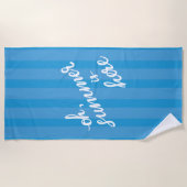 Oh, der Sommer ist hier Strandtuch (Vorderseite)