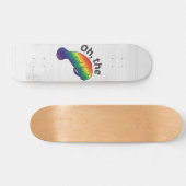 Oh, die Hue Manatee Skateboard (Horizontal)