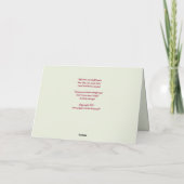 Oh, die Nachtkarte Karte (Rückseite)