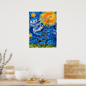 Oh, die Orte, an denen du gogh! Poster (Küche)