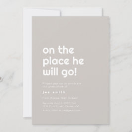 Oh, die Orte, an denen er eine große Party Einladu Einladung