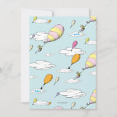 Oh, die Orte, an denen er gehen wird! - Erster Geb Dankeskarte (Rückseite)