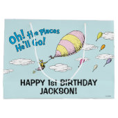 Oh, die Orte, an denen er gehen wird! - Erster Geb Große Geschenktüte (Rückseite)