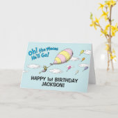 Oh, die Orte, an denen er gehen wird! - Erster Geb Karte (Gelbe Blume)