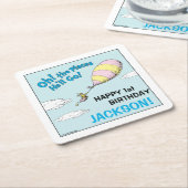 Oh, die Orte, an denen er gehen wird! - Erster Geb Rechteckiger Pappuntersetzer (angewinkelt)