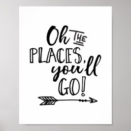 Oh, die Orte, an denen Kinder Poster drucken