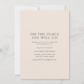 Oh, die Orte, an denen sie Party Einladung machen  (Vorderseite)