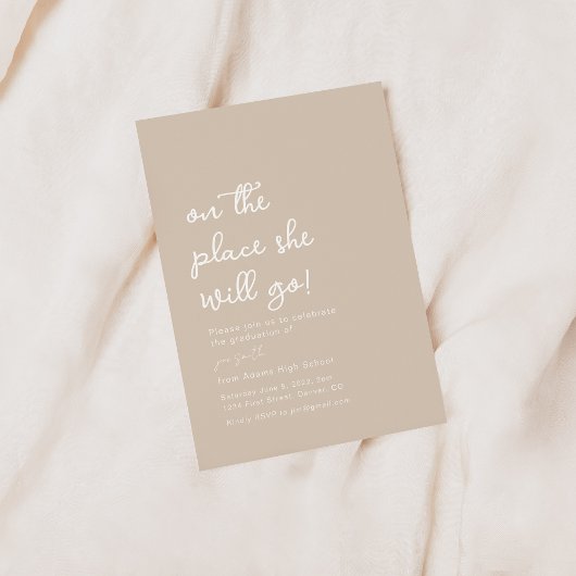 Oh, die Orte, an denen sie Party Einladung machen