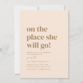 Oh, die Orte, an denen sie Party Einladung machen (Vorderseite)