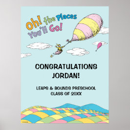 Oh, die Orte, an die du gehen wirst! Abschluss Poster