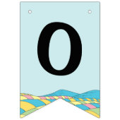 Oh, die Orte, an die du gehen wirst! Abschluss Wimpelkette (Dritte Fahne)