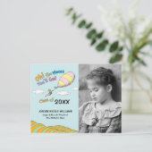 Oh, die Orte, an die du gehen wirst! Ankündigung d Postkarte (Stehend Vorderseite)