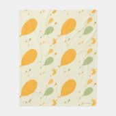 Oh, die Orte, an die du gehen wirst! Balloon Kontu Fleecedecke (Vorderseite)