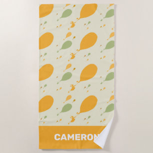 Oh, die Orte, an die du gehen wirst! Balloon Kontu Strandtuch