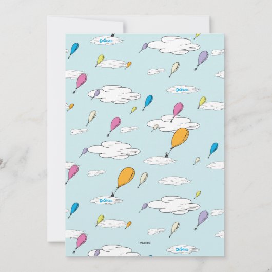 Oh, die Orte, an die du gehen wirst! | Boy Birthda Einladung (Rückseite)