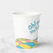 Oh! Die Orte, an die du gehen wirst! Boy Birthday Pappbecher (Vorderseite)