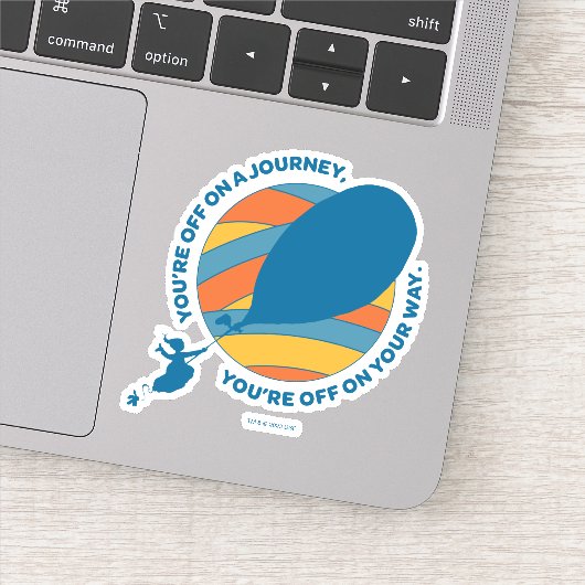 Oh, die Orte, an die du gehen wirst! "Du bist unte Aufkleber (Detail)