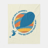 Oh, die Orte, an die du gehen wirst! "Du bist unte Fleecedecke (Vorderseite)