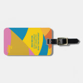 Oh, die Orte, an die du gehen wirst! Farbenfrohe B Gepäckanhänger (Vorderseite horizontal)