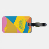 Oh, die Orte, an die du gehen wirst! Farbenfrohe B Gepäckanhänger (Rückseite horizontal)